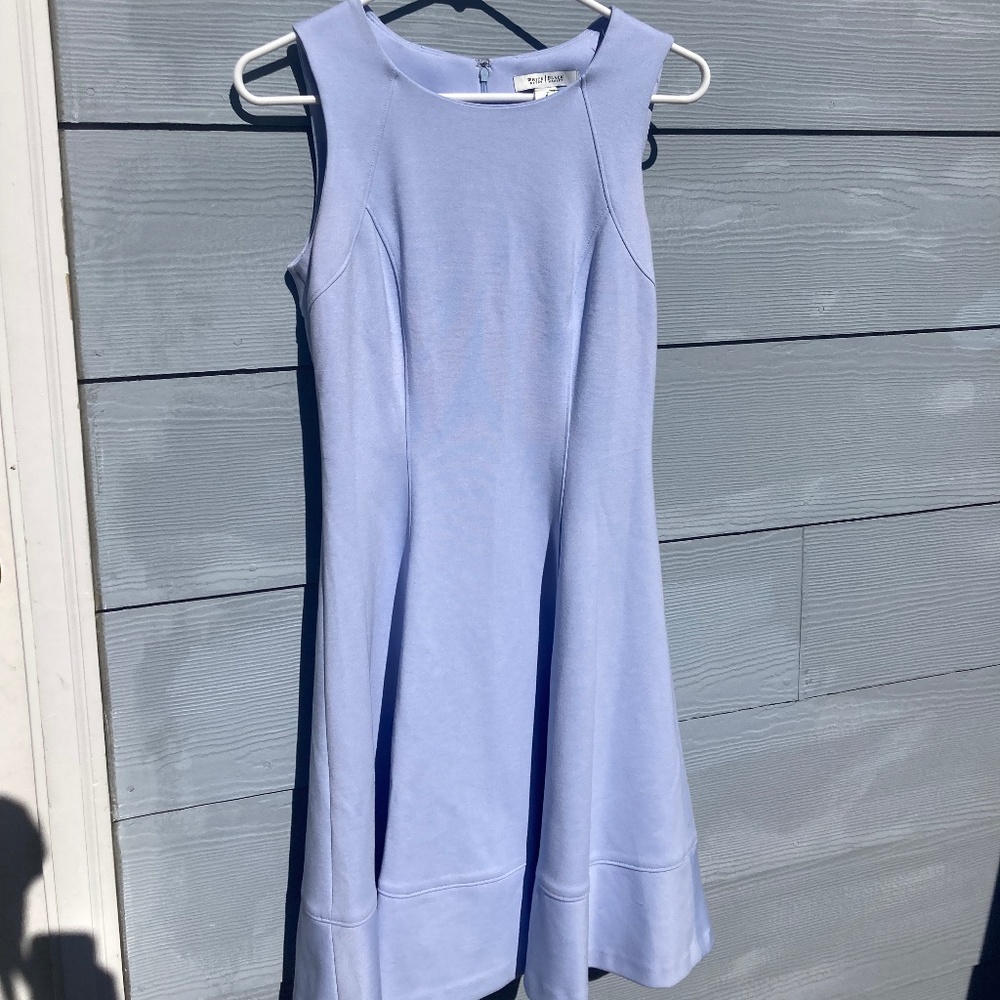White House Black Market Light Blue Cocktail Party Dress Size 4